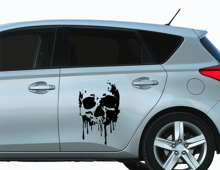 Autoaufkleber Skull Blood Totenkopf