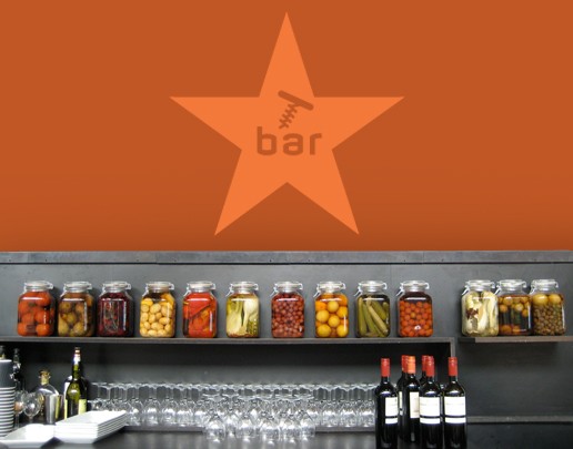 Wandtattoo Bar