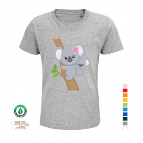 Kinder-T-Shirt Koala-Mama mit Baby aus 100% Bio-Baumwolle